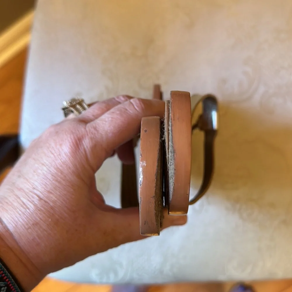 Tory Burch Benton metallic Spark Gold leather sandals - Picture 11 of 14